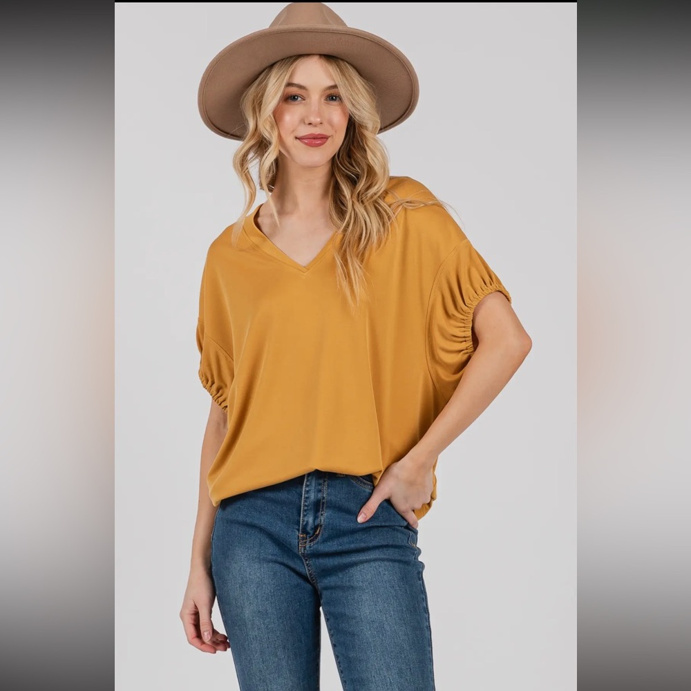 Boho Premium Modal V-Neck Top